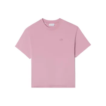 LACOSTE T Shirts Women's Pink