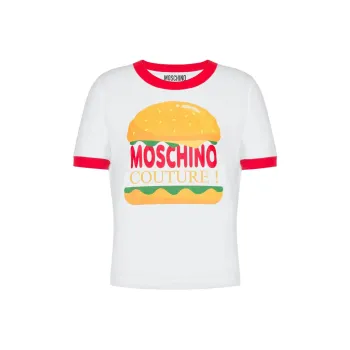 MOSCHINO Couture Logo Printed Crewneck T Shirt