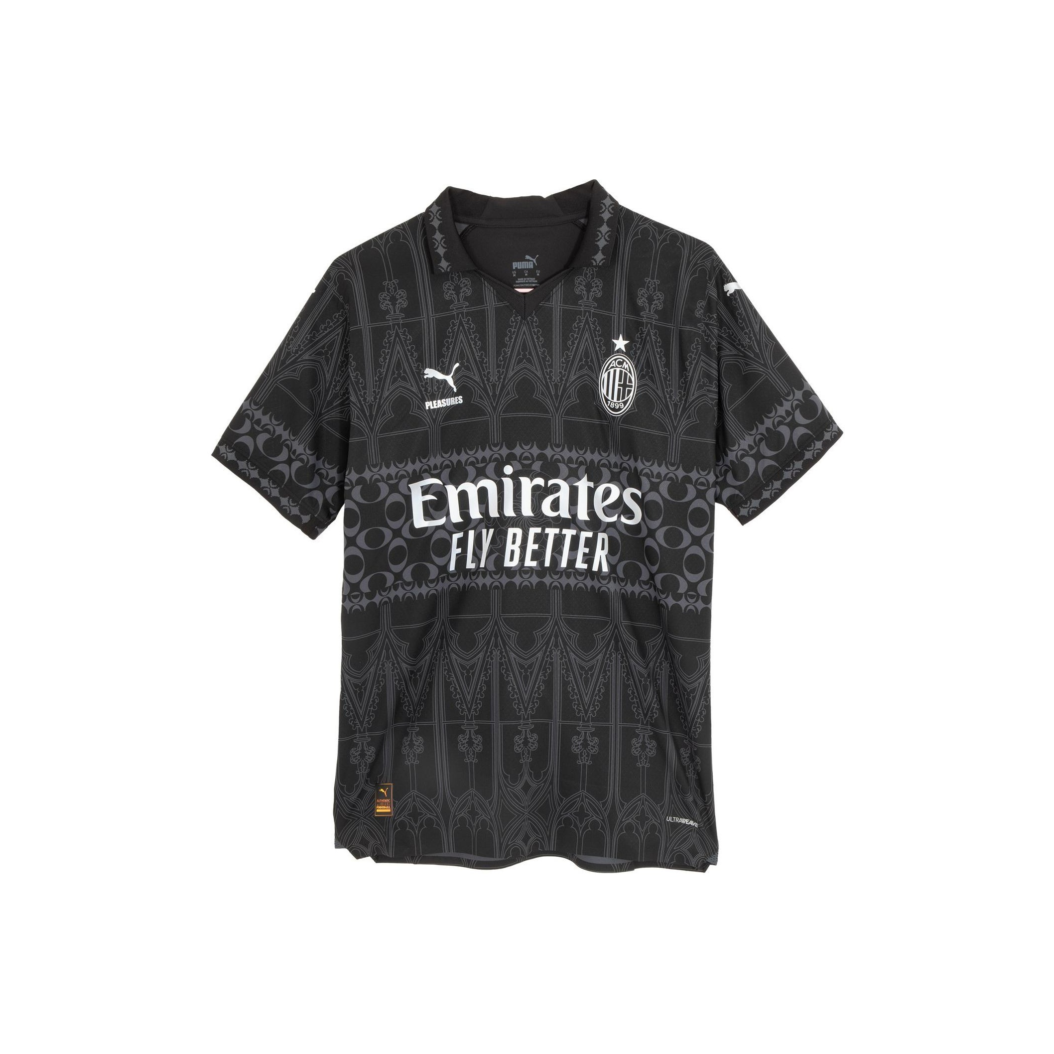 PUMA X Pleasures Ac Milan 2023/24 Dark Version Authentic