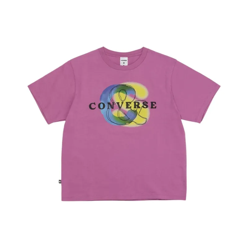 Converse SS25 Regular T Shirt Women's Purple-0