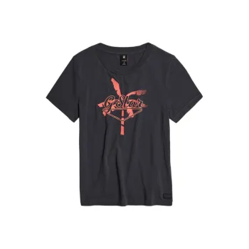 G STAR RAW T Shirt Women's Dark Blue Green