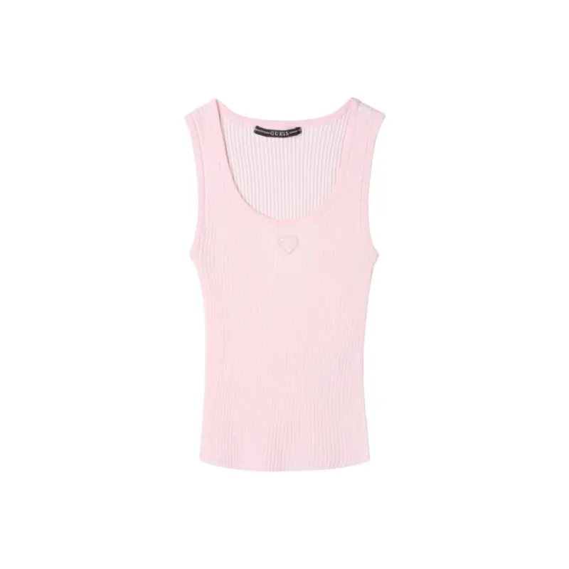 GUESS Tank Tops Women's Pink-0