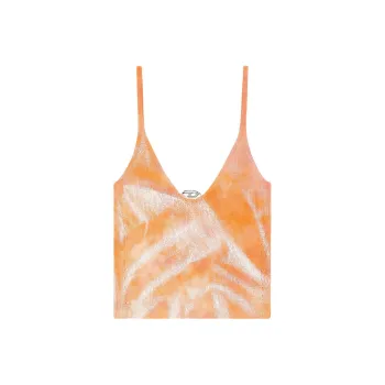 DIESEL M Ismina Metallic Knitted Cami Top