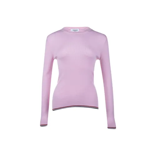 THOM BROWNE FW21 Slim Fit Sweater Women's Pink