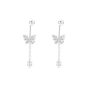 NVBBK Sterling Silver Earrings Women's