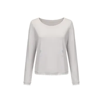 CHIWAWAMEME T Shirt Women's Sea Salt Milk Blue