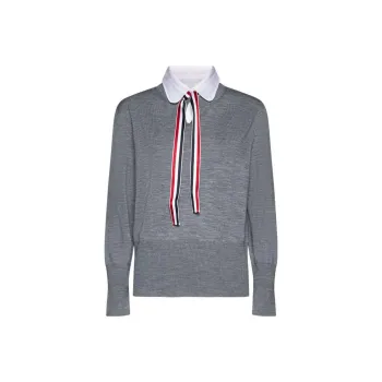 THOM BROWNE Long Sleeved Knitted Jumper