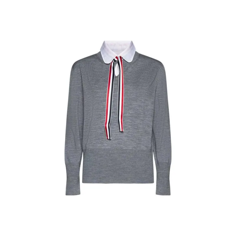THOM BROWNE Long Sleeved Knitted Jumper-0