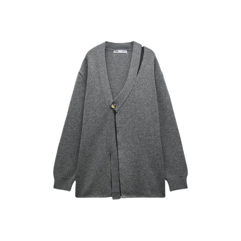 ZARA Sweater Women's Medium Gray-0