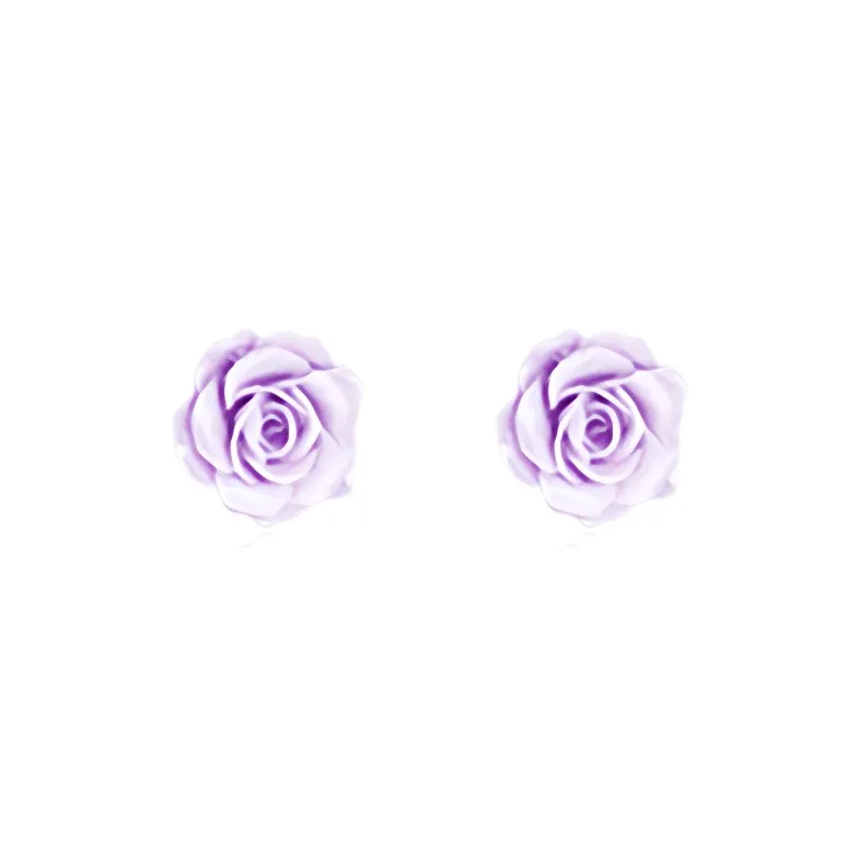 Shiban Acrylic Stud Earrings Women's-6