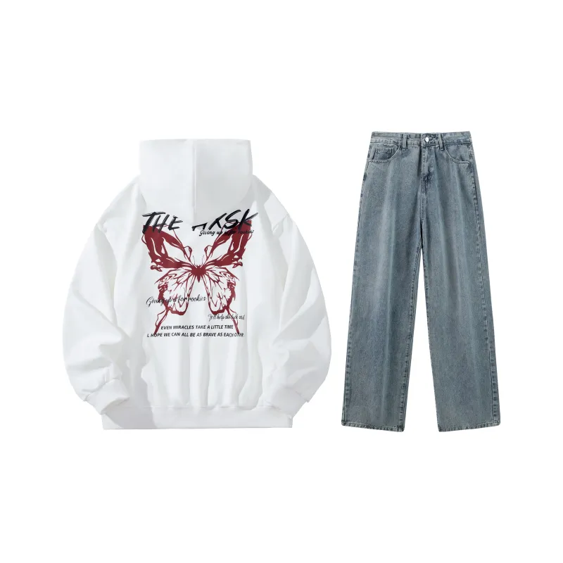 A.X.S.K Sweatshirt Sets Unisex-104