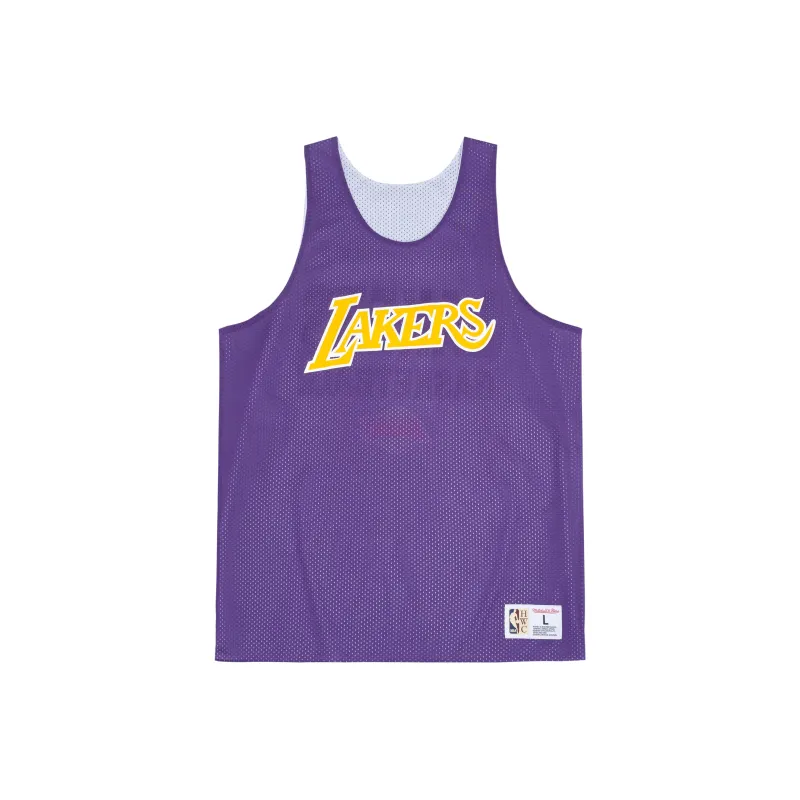 Mitchell & Ness Mastermind Joint Series Basketball Jerseys SW Fan Edition Los Angeles Lakers Unisex Purple-0