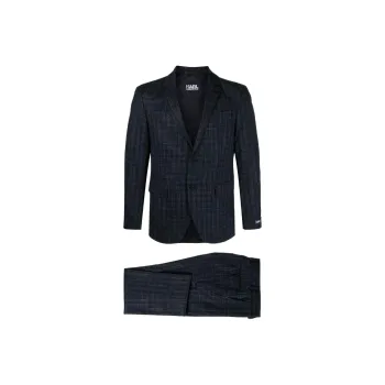 KARL LAGERFELD Clever Checked-print Suit