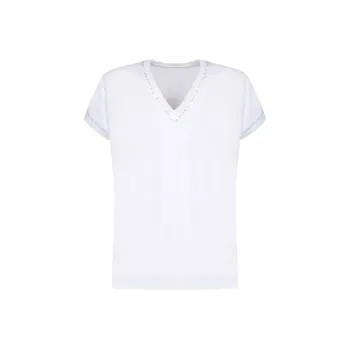 Fabiana Filippi Sequin Detailed V Neck Knitted Top