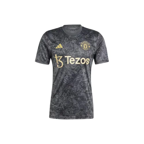 Adidas Free Shipping With AdiClub Manchester United Stone Roses Pre Match Jersey