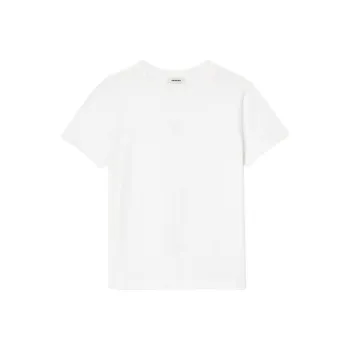Sandro Logo embroidered T shirt