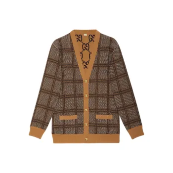 GUCCI Reversible Button Up Cardigan