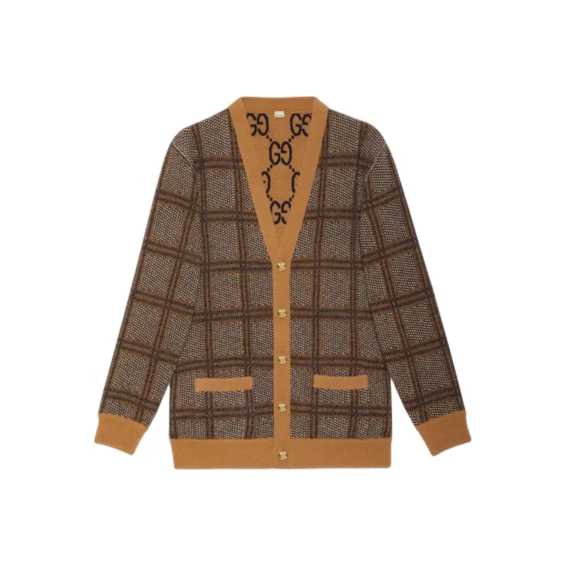GUCCI Reversible Button Up Cardigan-0