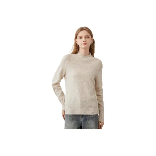 Vidolas Sweater Women's Raw White With Color Accents