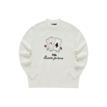 FILA Sweater Women's Beige/Ecru
