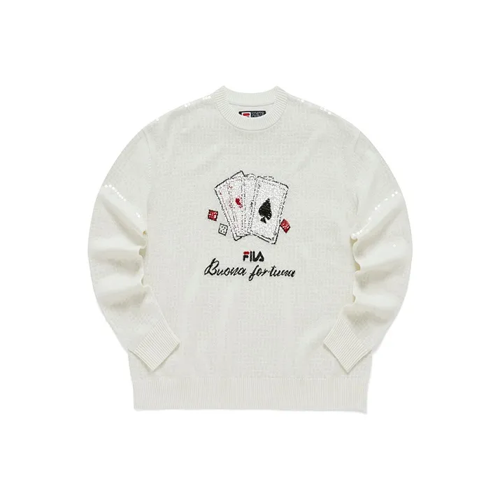 FILA Sweater Women's Beige/Ecru-0