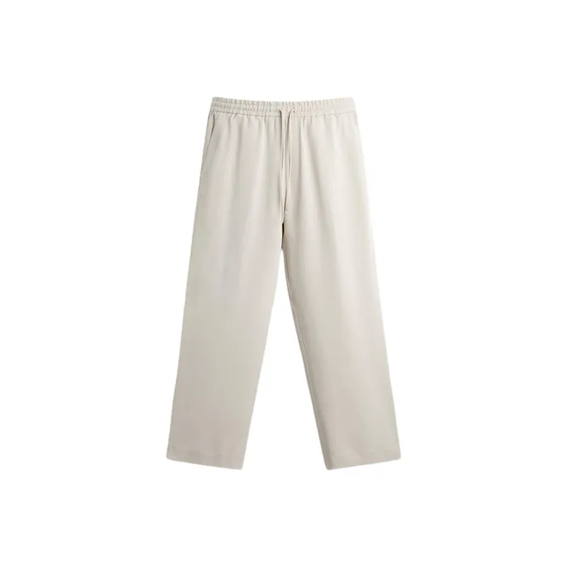 ZARA Casual Pants Men White-0
