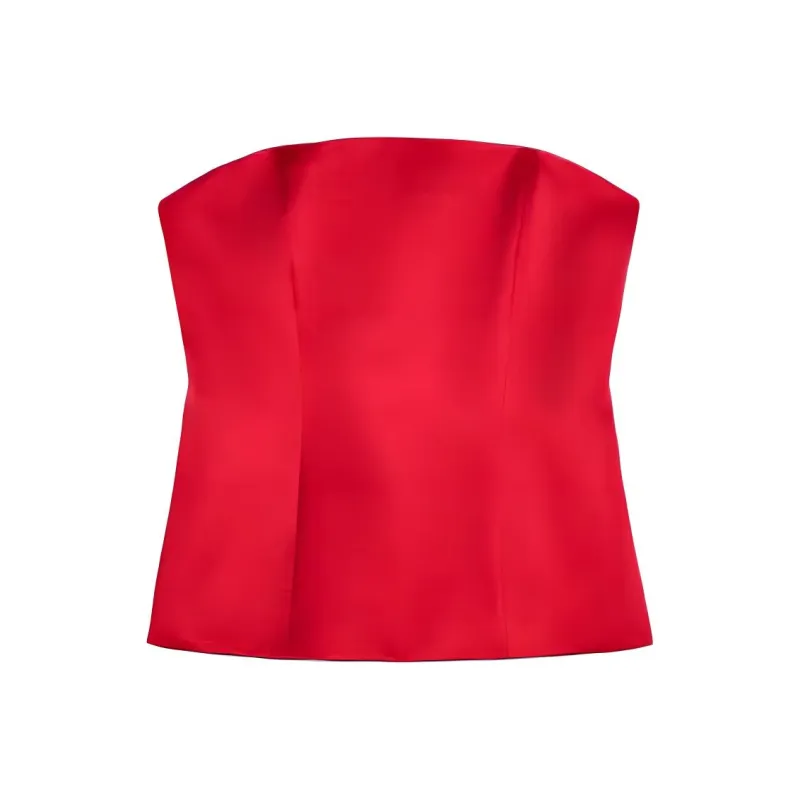 ZARA Valentine's Day Collection T Shirts Women's Red-0