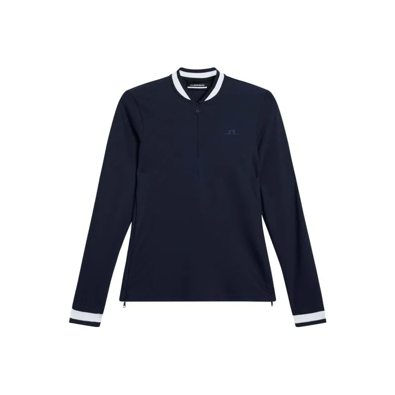 J.Lindeberg Leonora Mid Layer T-Shirt Women's Marine Blue-0
