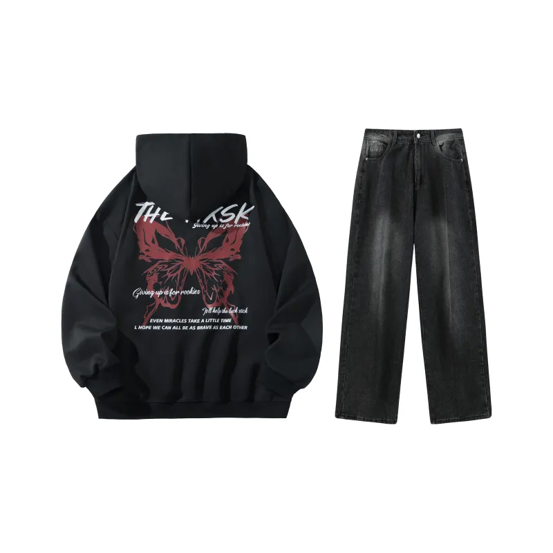 A.X.S.K Sweatshirt Sets Unisex-44