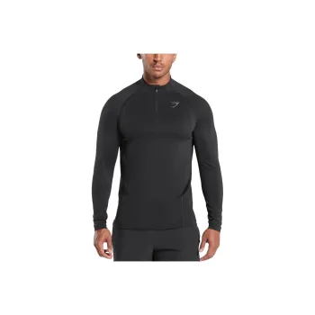 GYMSHARK FW24 Seamless Workout Clothing Men's Black