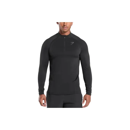 GYMSHARK FW24 Seamless Workout Clothing Men's Black