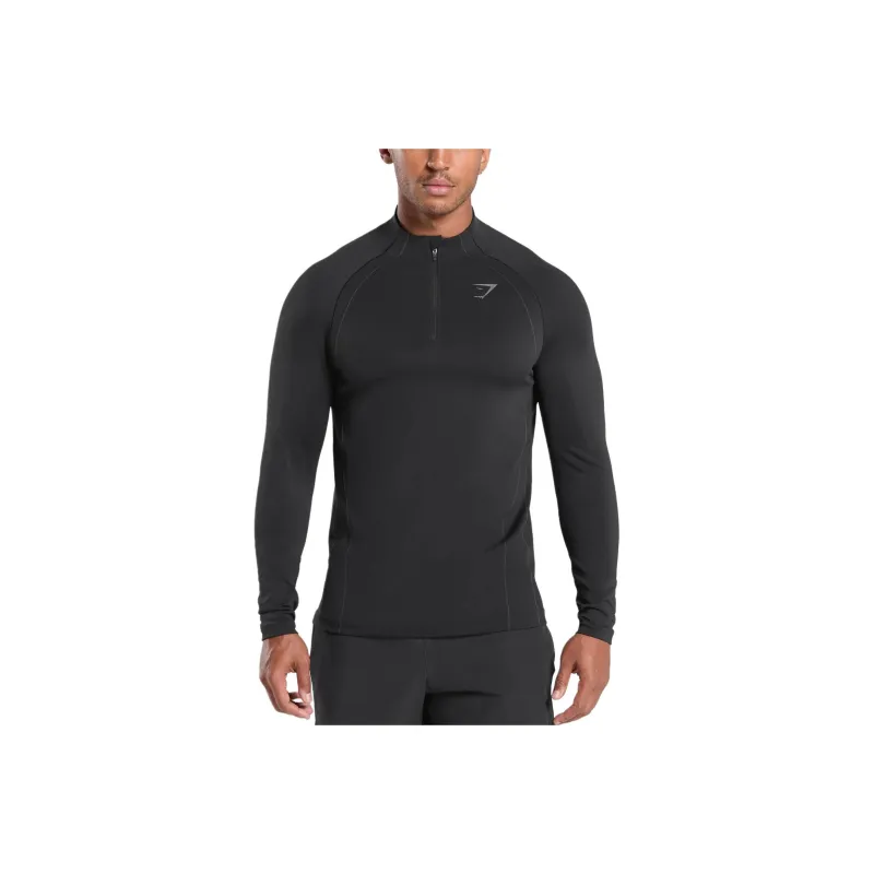 GYMSHARK FW24 Seamless Workout Clothing Men's Black-0