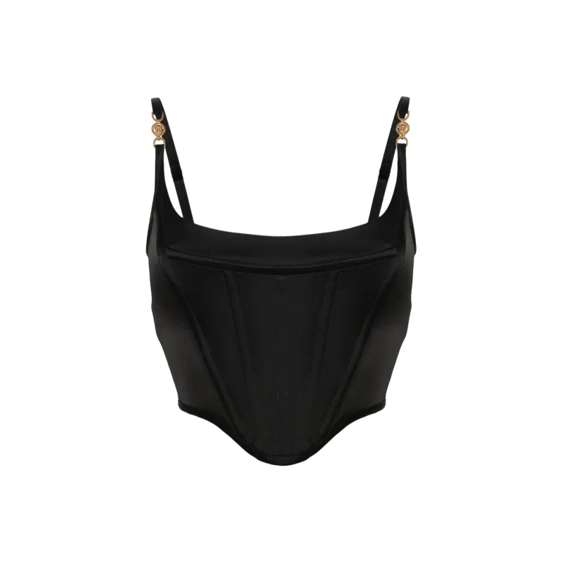 FANSIZHE Crop Tops Women's Black-0