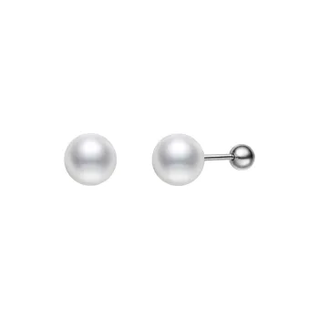 ME LUXE Pearl Stud Earrings, Classic And Versatile Everyday Accessory Women's