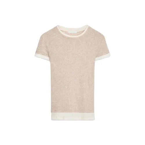 ZARA Regular T Shirt Women's Sand/Zebra Print