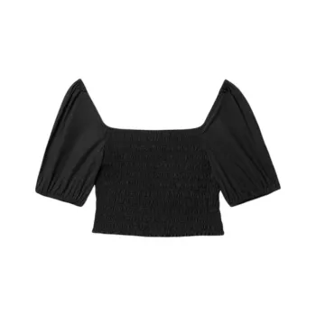 MICHAEL KORS SS25 Crop Top Women's Black