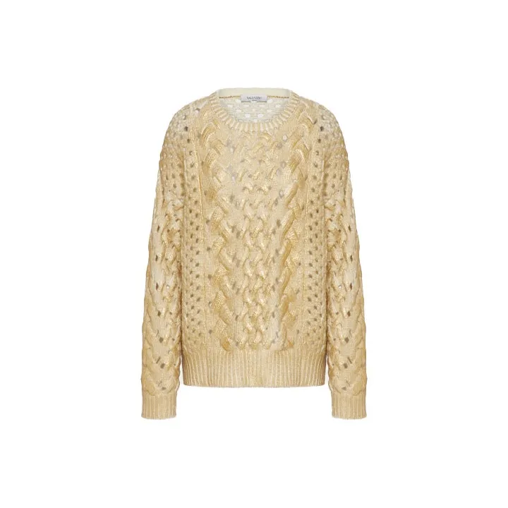 Valentino FW21 Sweater Women's Gold-0
