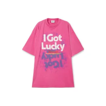 Vetements I Got Lucky T Shirt 'Washed Pink'