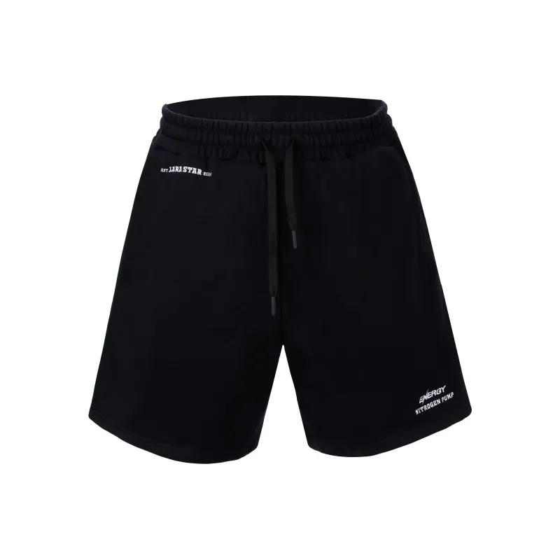 LARA STAR Sports Shorts Unisex Black-0