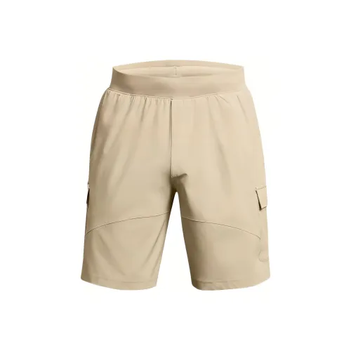 Under Armour Sports grey striped Men's Khaki Gray