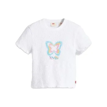 Levis Crop Tops Women's White