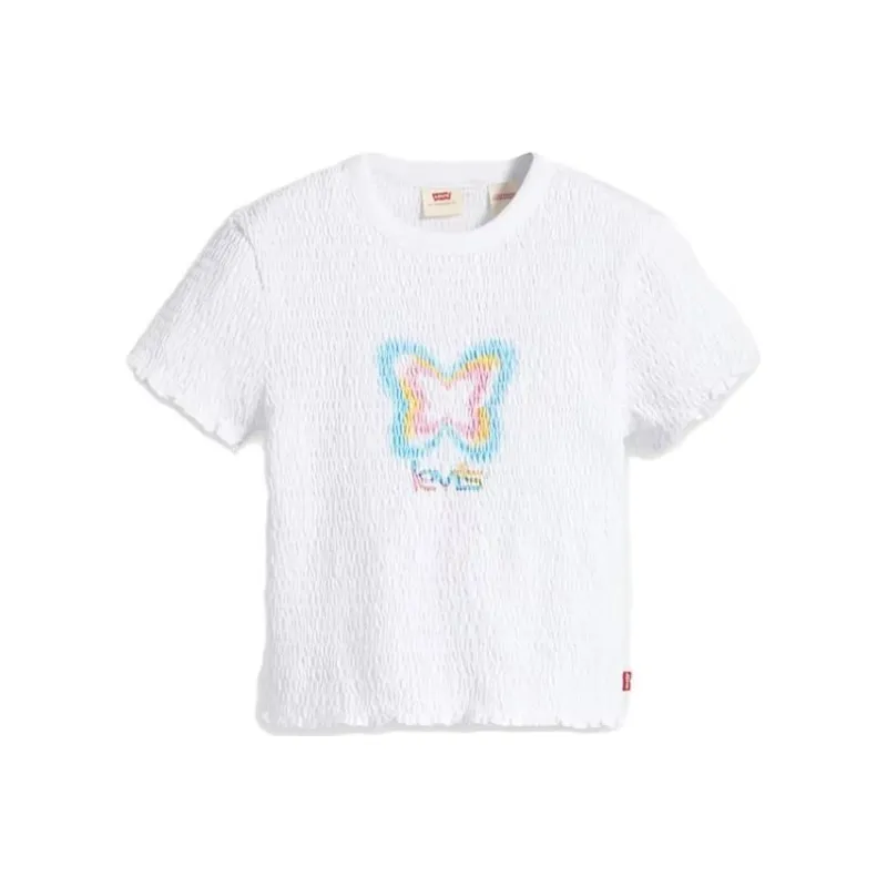 Levis Crop Tops Women's White-0