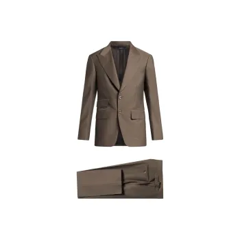TOM FORD SS24 Business Suits Men's Brown