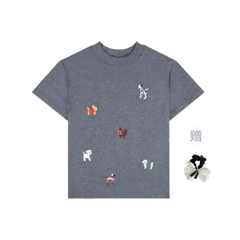 TUSHIFEI Set in Sleeve T Shirt Women's-10
