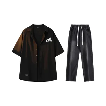 A.X.S.K Shirt Matching Set Unisex