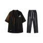 Set (Black Top+Black Pants)