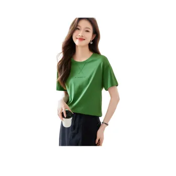 Mo Han Yi Mei T Shirt Women's Grass Green