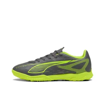 PUMA TF Rubber Broken Studs TT Rubber Broken Studs Natural Ground Anti Slip Wear Resistant Soccer Shoes Unisex Black