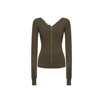 Lemaire V Neck Long Sleeve Top