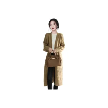 Daisy Sweaters Women's Apricot Coat